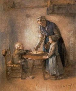 Suppertime by Albertus Johan Neuhuys
