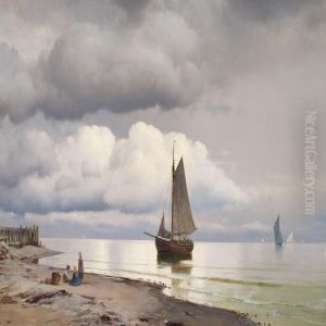 Calm Evening With Fishing Vessels