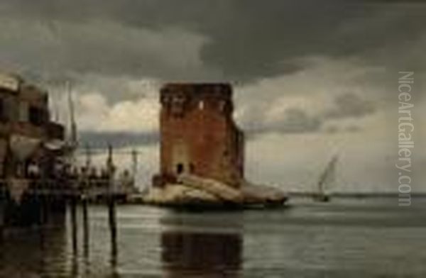 Scene Of A Harbour With A Toll Port,beirut - view 1