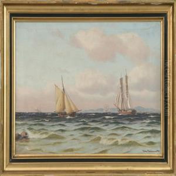 Seascape With Ships - view 1