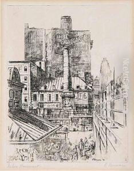 Nelson Monument - view 1