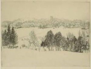 Paysage Hivernal by Ernst Neumann
