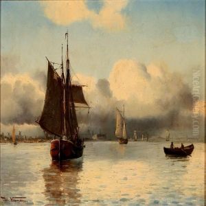 Stille Eftermiddag Udfor Helsingor