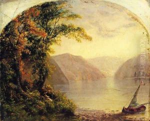 Landscape with Two Figures by Thomas Doughty