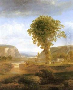 Scenery in the Catskills by Thomas Doughty