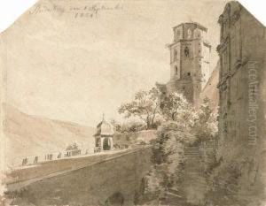 Heidelberg: Ansicht Vom Schloss. by Eugen Neureuther