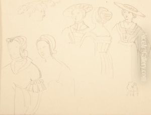 Studienzeichnungen Versch.trachten by Eugen Neureuther