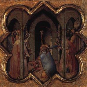 Scenes from the Life of St Thomas (4) 1362 by Luca Di Tomme