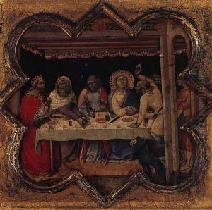 Scenes from the Life of St Thomas (3) 1362 by Luca Di Tomme