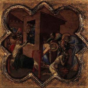Scenes from the Life of St Thomas (2) 1362 by Luca Di Tomme