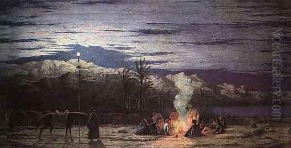 The Artist's Halt in the Desert by Richard Dadd