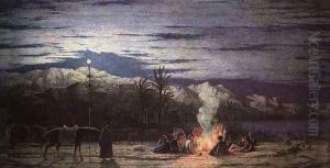 The Artist's Halt in the Desert by Richard Dadd