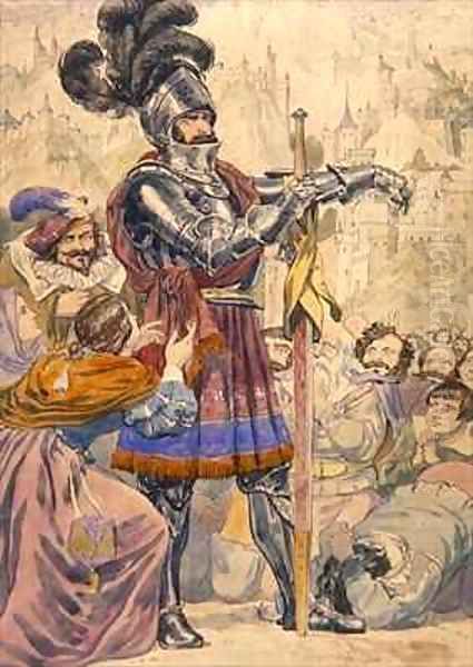 Sketch to Illustrate the Passions Pride by Richard Dadd