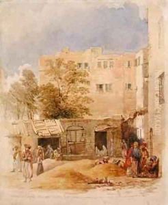 The Corn Market Beirut by Richard Dadd