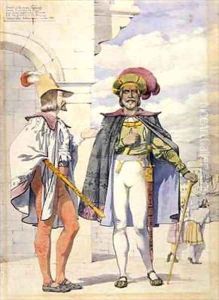 Sketch to Illustrate Jealousy by Richard Dadd