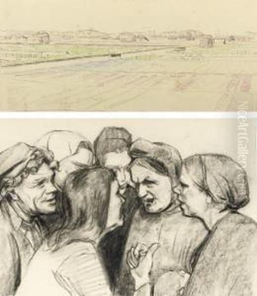 A Dutch Bulb Field - view 1