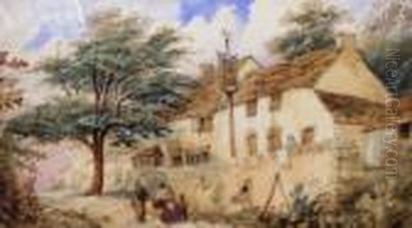 Country Inn With Figures - view 1