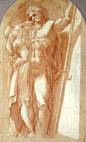 Saturn devouring one of his children - view 1