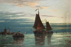 Calm In A Dutch Estuary