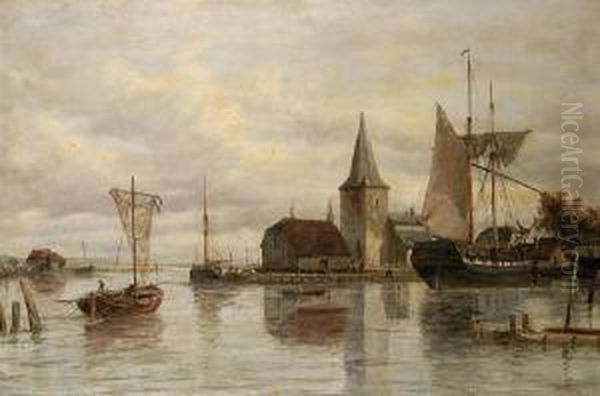 Boats In The Harbour - view 1