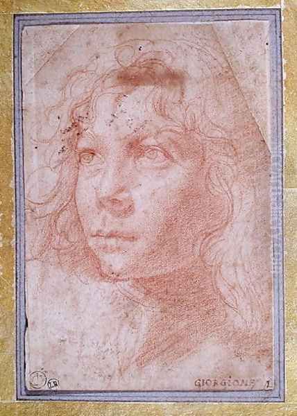 Head of a young boy turned to the left - view 1