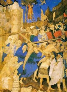 The Carrying of the Cross 1409 by Jacquemart De Hesdin
