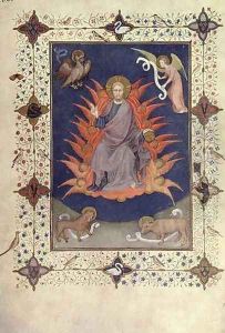 Psalms of Penitence Christ in Majesty from the Tres Riches Heures du Duc de Berry by Jacquemart De Hesdin