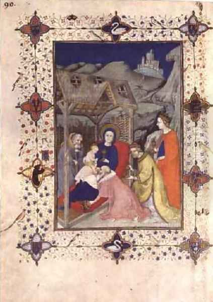 Hours of Notre Dame Sexte Adoration of the Magi from the Tres Riches Heures du Duc de Berry - view 1