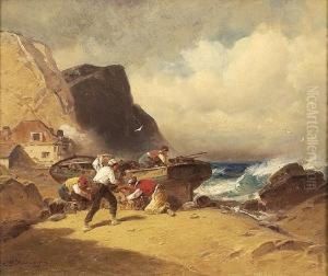 Casting Off Fromthe Beach