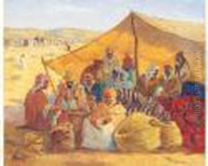 " Marche Dans La Campagne En Algerie ". by Paul Nicolai