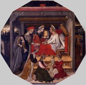 Birth of the Baptist by Domenico Di Bartolo