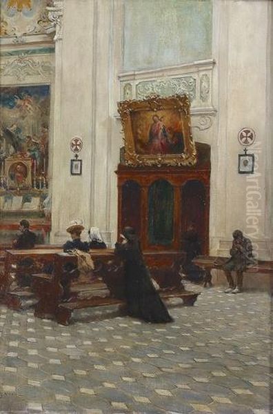 Gebet In Der Kirche. - view 1