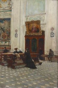 Gebet In Der Kirche. by Gabriel Nicolet