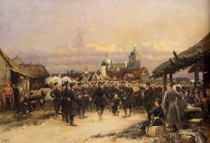 Chorus Of The Fourth Infantry Battalion At Tsarskoe Selo