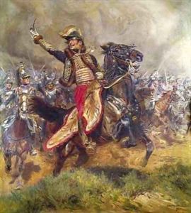 General Antoine Charles Louis Lasalle 1775-1809 by Jean Baptiste Edouard Detaille