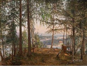 Waldlandschaft by Amaldus Clarin Nielsen
