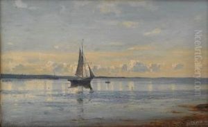 Morgenstemning Utenfor Fredrikstad 1902 by Amaldus Clarin Nielsen