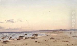Aftenstemning by Amaldus Clarin Nielsen