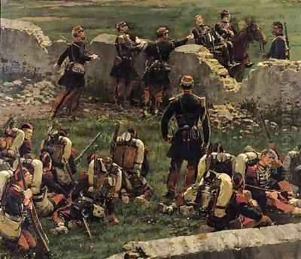 Fragment of the Panorama of the battle of Rezonville - view 1