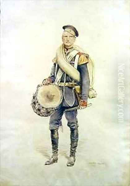 Portrait of a drummer - view 1