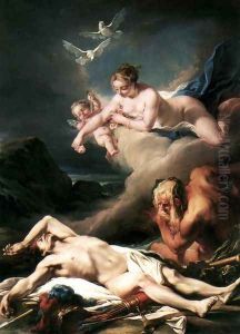 Hector Exposed on the Banks of the Xanthus River 1759 by Jean-baptiste Deshays