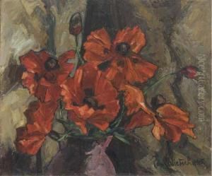 Red Poppies by Paul Nietsche