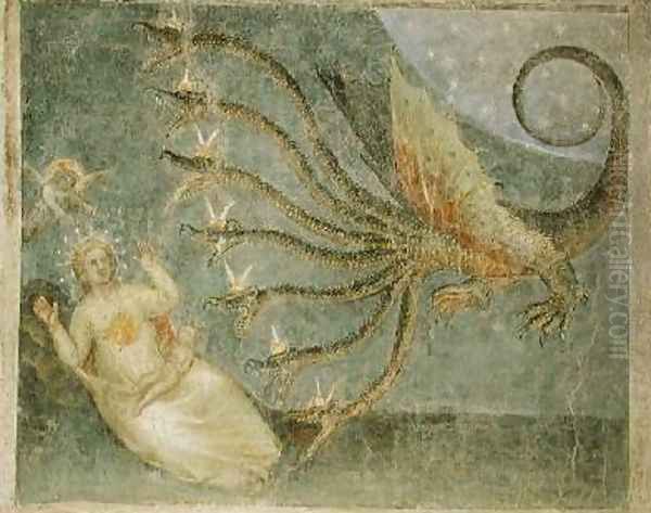 The woman clothed with the sun and the seven-headed dragon 1360-70 - view 1