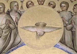 The Dove of the Holy Spirit 1360-70 by Giusto di Giovanni de' Menabuoi