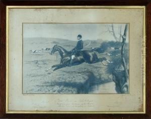 English Hunting Scenery by Basil J. Nightingale