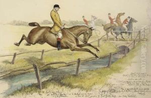 Lord Lonsdale Jumping The Great Dalby Brook
