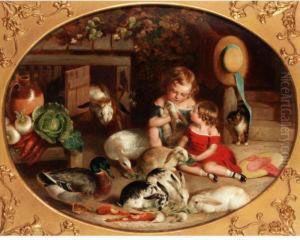 Pets; Study From Nature by Robert Nightingale