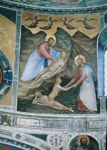 The Creation of Adam and Eve 1360-70 by Giusto di Giovanni de' Menabuoi