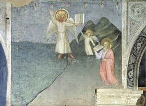 St John Eating the Book 1360-70 by Giusto di Giovanni de' Menabuoi