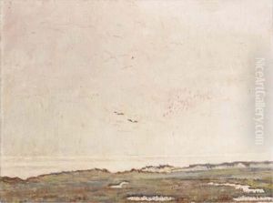 A Seascape With Two Seagulls